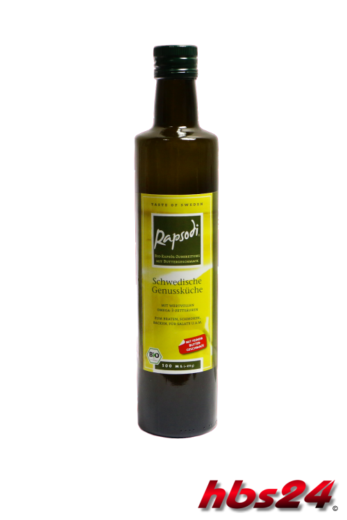 Rapsodi® Bio-Rapsöl-Zubereitung mit Buttergeschmack 