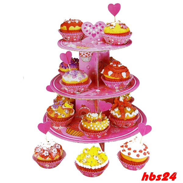 hbs24 - Muffinständer Pink