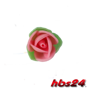 Waffelrosen rosa 12 Stück - hbs24