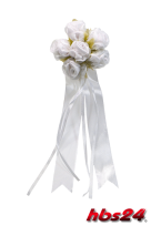 Blumenanstecknadel mit weißen Rosen - hbs24